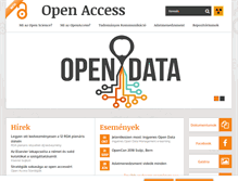 Tablet Screenshot of open-access.hu